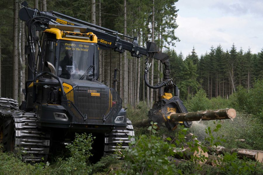 PONSSE-Bear_Sweden_2018 Bear forwarder